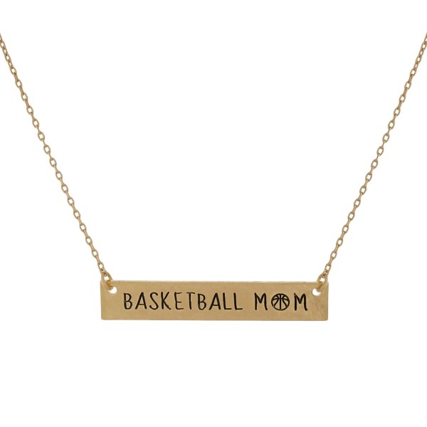 Wholesale dainty necklace bar pendant stamped message