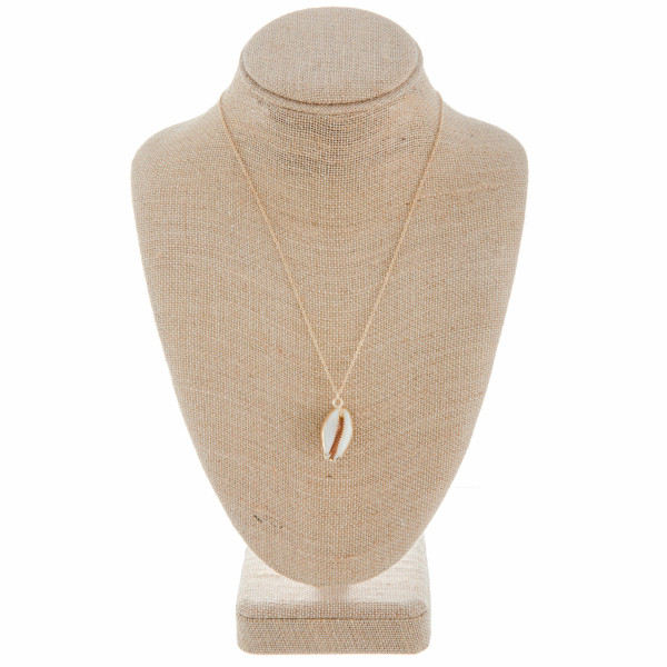 Wholesale long metal necklace sea shell pendant Approximate pendant