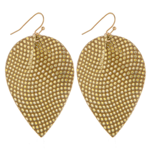 Wholesale long fishhook drop earrings dot pattern