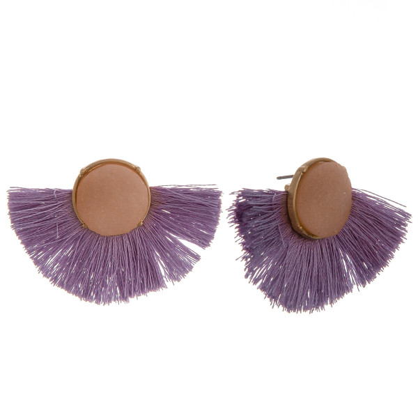 Wholesale tassel earrings druzy stones accents