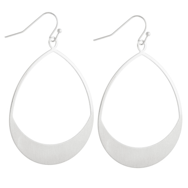 Wholesale silver metal teardrop earring diameter