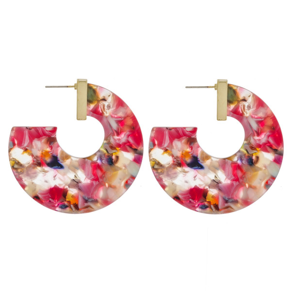 Wholesale long thick acetate earrings Approximate