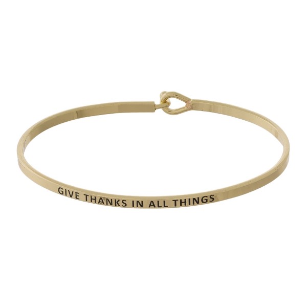 Wholesale metal bracelet stamped encouraging message