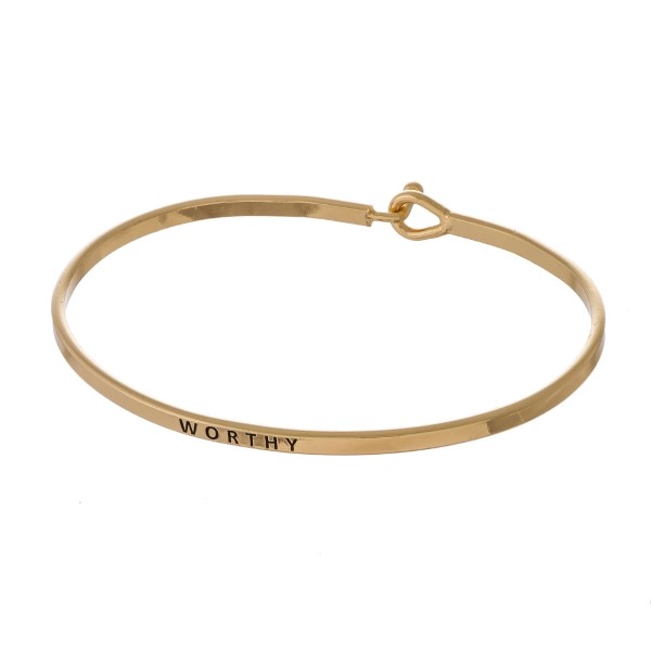 Wholesale metal bracelet stamped encouraging message