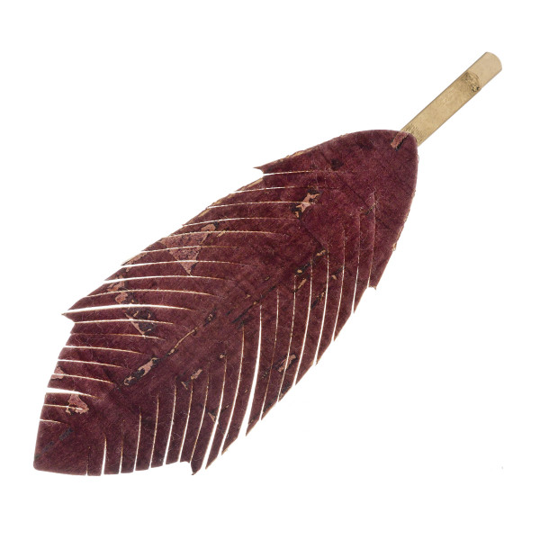 Wholesale feather inspired hair pin cork details