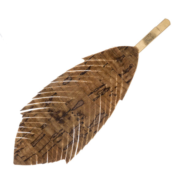 Wholesale feather inspired hair pin cork details