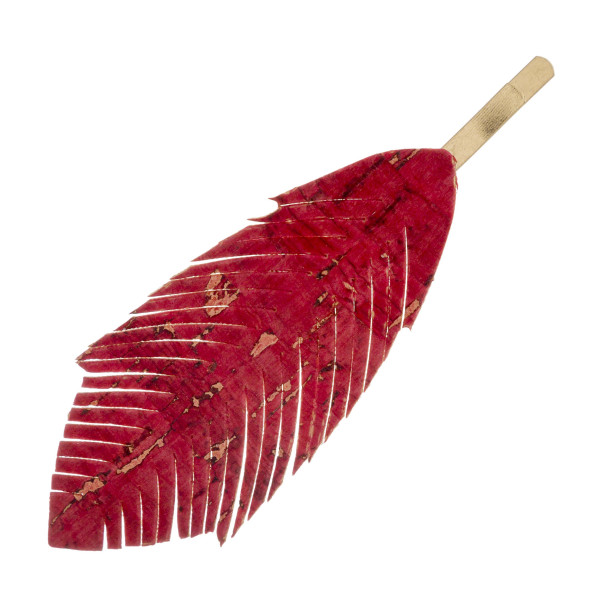 Wholesale feather inspired hair pin cork details