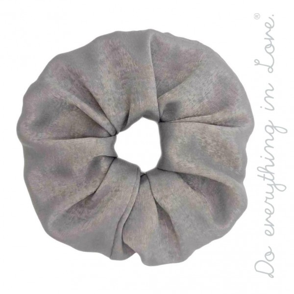 Wholesale do everything Love brand solid silky oversized hair scrunchie One Poly