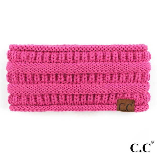 Wholesale c C HB Solid ribbed ponytail headband Acrylic One fits most