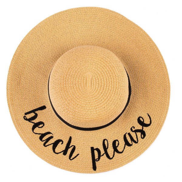 Wholesale c C ST Paper brim straw hat lettering ribbon band paper One