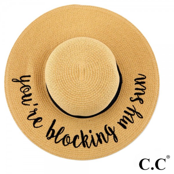 Wholesale c C ST brim floppy beach hat re Blocking my Sun hat crushable packable