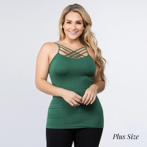 Wholesale summer must have here sexy cami top spaghetti straps sleeveless criss
