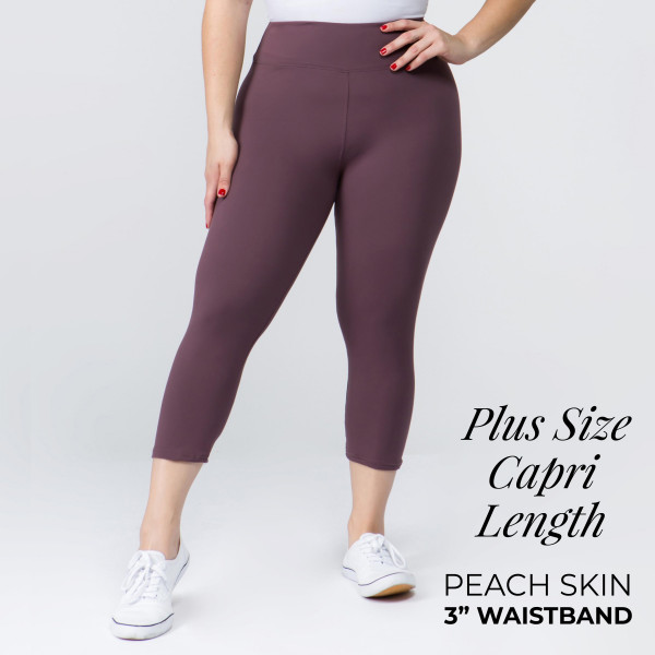 Wholesale plus Mix Brand peach skin capris seamless chic must have every wardro