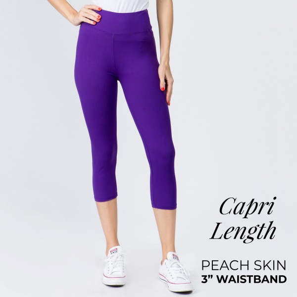 Wholesale mix Brand peach skin capris seamless chic must have every wardrobe li