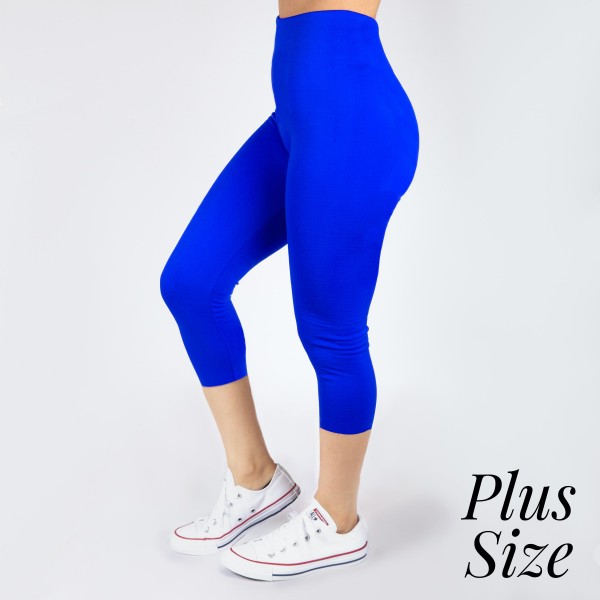 Wholesale pLUS Kathy Mix royal summer weight capris seamless chic must have ever