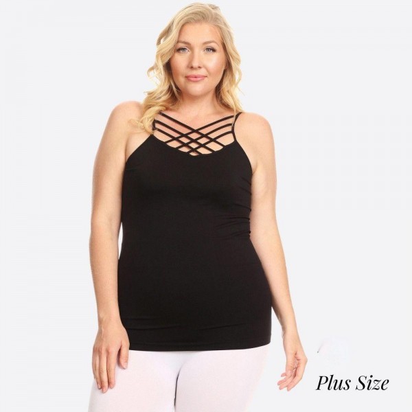 Wholesale summer must have here sexy cami top spaghetti straps sleeveless criss