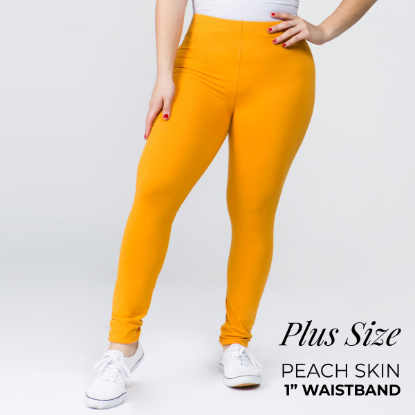 Wholesale plus Mix Brand peach skin leggings seamless chic must have every ward