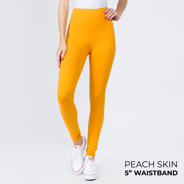 Wholesale mix Brand peach skin leggings seamless chic must have every wardrobe