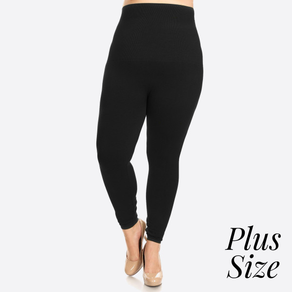 Wholesale waist Cotton Compression Leggings Tummy Control extra hold waist legg