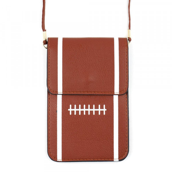 Wholesale faux leather cross body bag inside pocket snap closure clear back pock