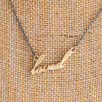 Wholesale gorgeous long metal loved Necklaces everyday wear Approximate pendant