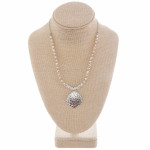 Wholesale enjoy gorgeous chain beaded necklace double drop pendants Approximate