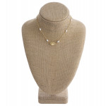 Wholesale short metal necklace pearls seashell details Approximate