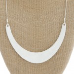Wholesale modern metal bib statement necklace withy extender