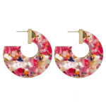 Wholesale long thick acetate earrings Approximate