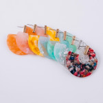 Wholesale long thick acetate earrings Approximate