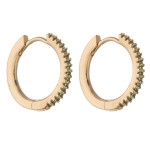Wholesale cubic zirconia huggie hoop earrings Cubic Zirconia diameter