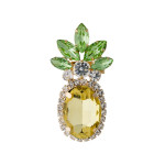 Wholesale rhinestone pineapple blouse pin