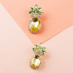 Wholesale rhinestone pineapple blouse pin