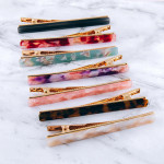 Wholesale hair clip resin inspired details
