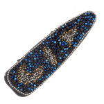 Wholesale leopard print rhinestone hair clip