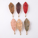 Wholesale feather inspired hair pin cork details