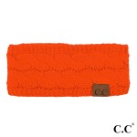Wholesale hW Solid cable knit C C headwrap circumference acrylic