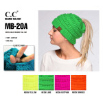 Wholesale mB Messy bun C C beanie acrylic Matches HAT G SF