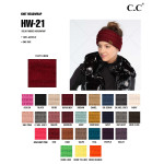 Wholesale c C HW Solid ribbed headwrap Acrylic One fits most