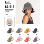 Wholesale c C BA Vintage distressed baseball cap mesh back One fits most Adjusta