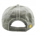 Wholesale vintage distressed baseball cap Wife Mom Boss embroidered details Cott