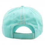 Wholesale vintage distressed baseball cap Jesus Take Wheel embroidered details C