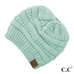 Wholesale mB Messy bun C C beanie acrylic Matches HAT G SF