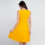 Wholesale adorable line dress sleeveless silhouette two side pockets carrying l
