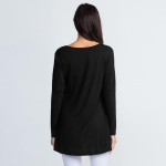 Wholesale cute pullover top eye catching criss cross strap v neckline s under s