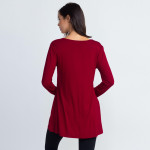 Wholesale cute pullover top eye catching criss cross strap v neckline s under s
