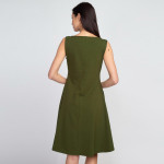 Wholesale adorable line dress sleeveless silhouette two side pockets carrying l