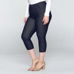 Wholesale popular pocket plus capri jegging has classic silhouette It smooth st