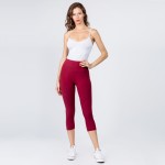 Wholesale mix Brand peach skin capris seamless chic must have every wardrobe li