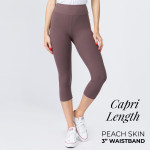 Wholesale mix Brand peach skin capris seamless chic must have every wardrobe li